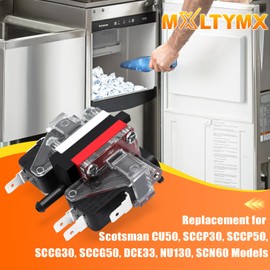 MXLTYMX 11-0504-01 Pressure Switch, Ice Machines Pressure Switch Replacement for Scotsman CU50, SCCP30, SCCP50, SCCG30, SCCG50, DCE33, NU130, SCN60 Models