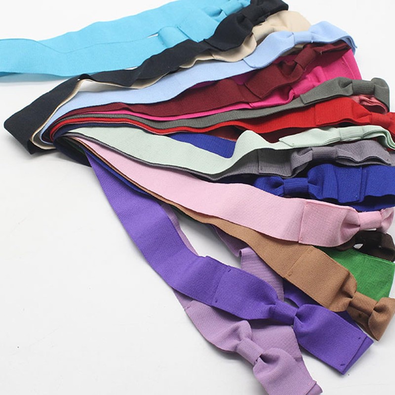 3 PCS Bowknot Polyester Hat Bands, Hat Decoration Bands for