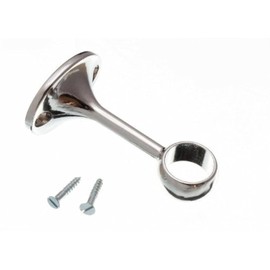 One Stop DIY 2 x 19mm Chrome Centre Bar Towel Rails - CP Brand New