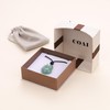 COAI Fox Green Aventurine Stone Pendant Necklace for Women