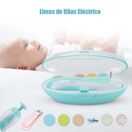 Lima de Uñas Bebe, Juego Cortaúñas Bebe, Protege Mejor al Bebé de Daños en Las Uñas. Adecuado para Niños y Adultos. (Azul)