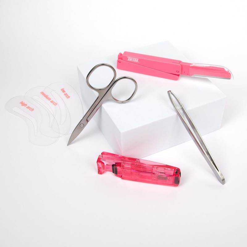 Trim Beauty Tool Lash & Brow Kit, Eyelash Curler, Comb