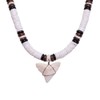 BlueRica Shark Tooth on Puka & Brown Coconut Shell Beads