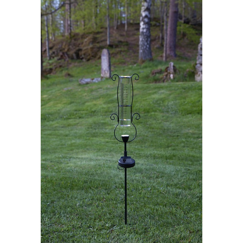 Star Pluvio LED Solar Rain Gauge 1 Warm White LED