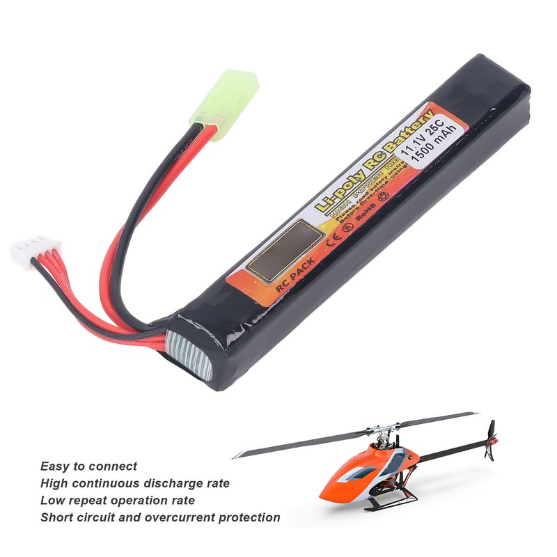 Water Sprayer Lipo Battery 11.1V 25C Discharge Rate 3S 1500mAh