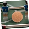 BESPORTBLE 5pcs Football Cork Ball on Table Replacement Balls Soccer