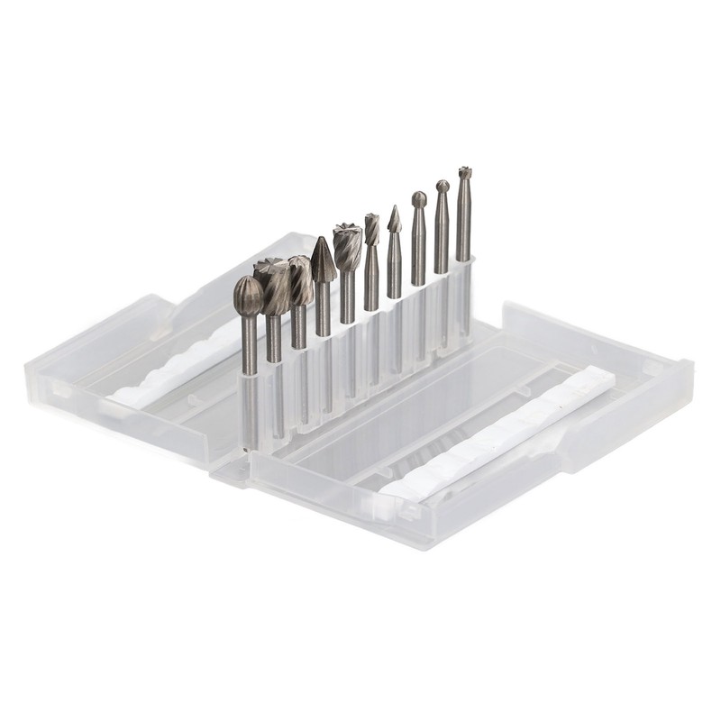 10 Pcs Rotary File Fast Chip Cutting Grinder Bit High