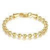 MELELIFE 14K Gold Bracelets for Women Bracelets for Men Simple