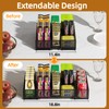 NANAGIFTREE Expandable Snack Organizer, Adjustable Snack Container with 9 Compartments,