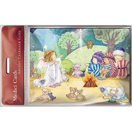 Medici Advent Calendar Card (MED0721) - Childrens Nativity