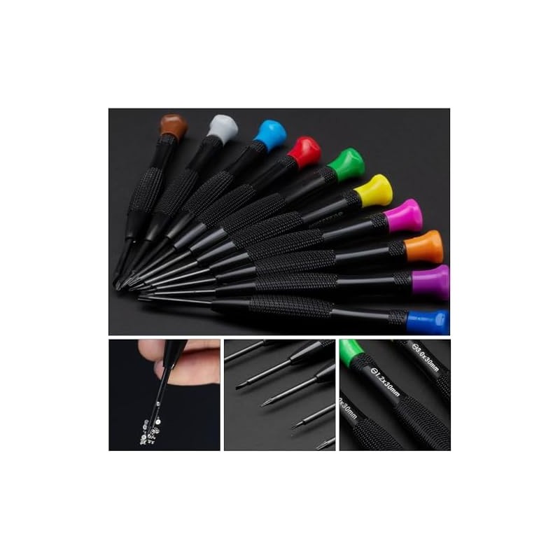 Juego de Destornilladores, 18 Pcs Kit de Desarmadores Magnéticos Pequeños