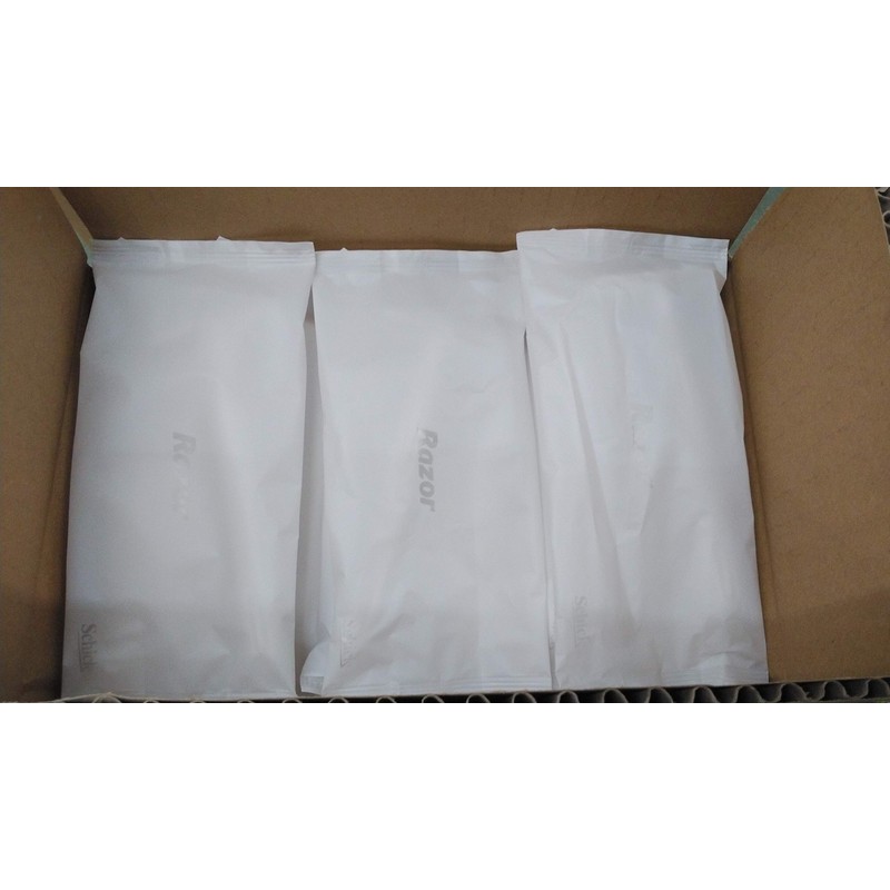 Hotel Amenities Six Special SS-II Disposable Razors, Individually Packaged, Commercial