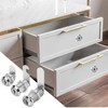 Cylinnda Cabinet Locks with Keys, 1-1/8" Cam Locks Keyed Alike,