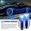 Merdege 4 PCS LED Tire Valve Stem Cap Lights, 360