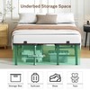 VIPSHOW 14 Inch Full Metal Bed Frame Folding Bed Frame