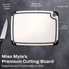 Composite Wood Cutting Board Large – BPA-Free Non-Porous Dishwasher Safe