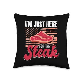 Grilling Sets Apparel for Men Gifts for Grillmaste Funny Grill BBQ Steak Outdoor Barbeque Pellet Smoker Throw Pillow, 16x16, Multicolor