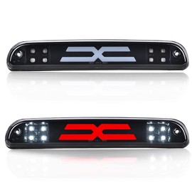 GRAND ORANGE LED 3rd Brake Light Compatible with 1993-2011 Ford Ranger/Fit 1999-2016 Ford F250 F350 F450 F550 Super Duty Cargo Lamp Smoke Lens Black Housing