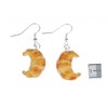 Miniblings Earrings Baking Pastry Croissant Breakfast Bread Bakers Smock