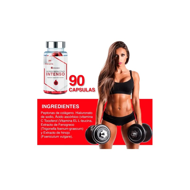 Kit Suplementos Glúteo Peptona + Reductivo Intenso 90cáps