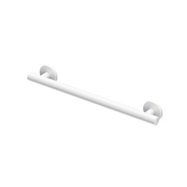 Gatco 852W Latitude II, Grab Bar, 18", Matte White/ADA Compliant Wall Mount Stainless Steel 18 Inch Safety Grab Bar for Bathroom