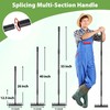 Manual Weeder Tool,8 Tines Garden Weeding Rake with Sharp Blade,55
