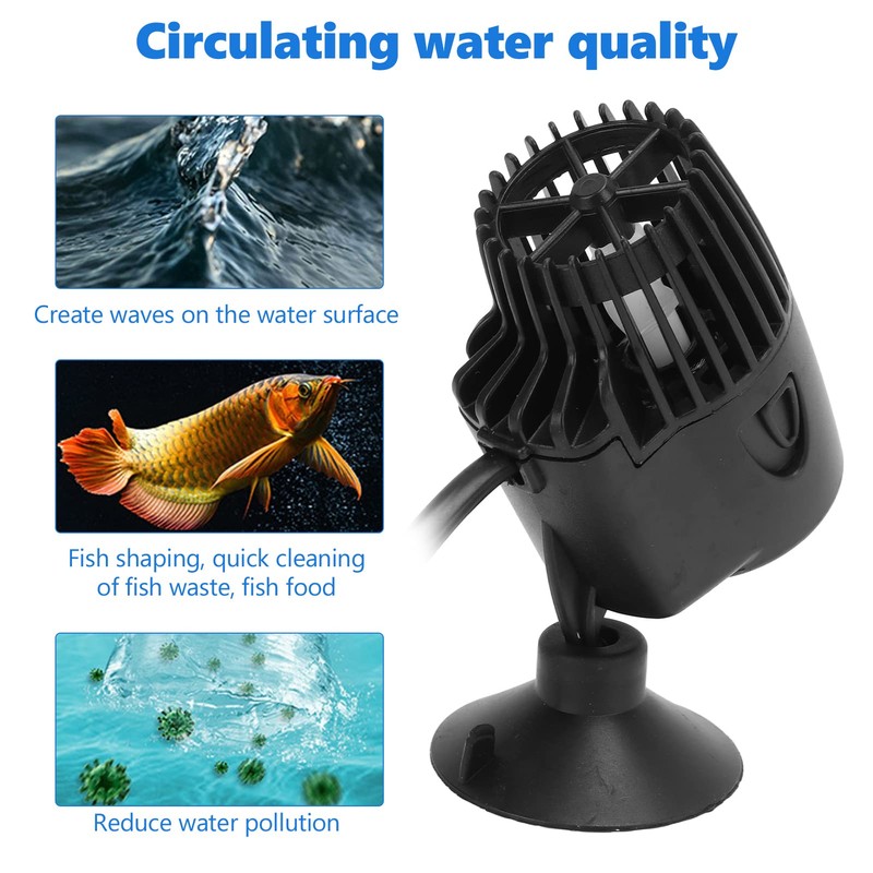 AMONIDA Bomba de circulación de Acuario, Bomba Sumergible pequeña Wavemaker