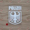 4'' White Polizei Decal Sticker Deutschland German Police Eagle Germany