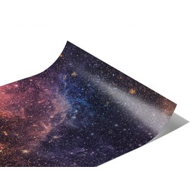 Rwraps Gloss Vinyl Car Wrap Film in Cosmos Galaxy - 59“ x 1ft - Vehicle Sheet Roll with Adhesive Back and Air Release Technology