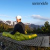 SereneLife Backpacking Air Mattress Sleeping Pad, Gray, One Size