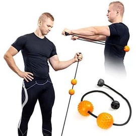 Activelife - HighTrainer, Double Lacrosse Resistance Band and Ball Massager