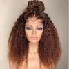 Leruikair 4X1 Lace Frontal Wig 30# Jerry Curly Wave Wigs