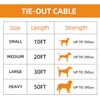 Dog tie Out Cable, 10/20/25/30/50/70/100 feet, Suitable for Dogs up