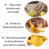 2 PCS Lemon Squeezers Manual Lemon Juicer Easy To Clean