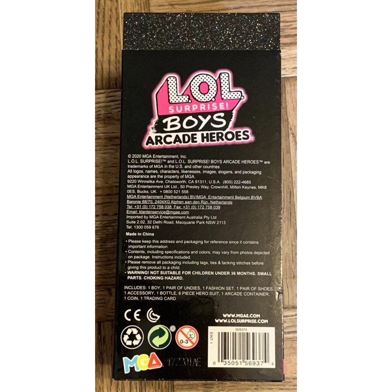 L.O.L. Surprise! NEW RELEASE LOL SURPRISE BOYS ARCADE HEROES FAN