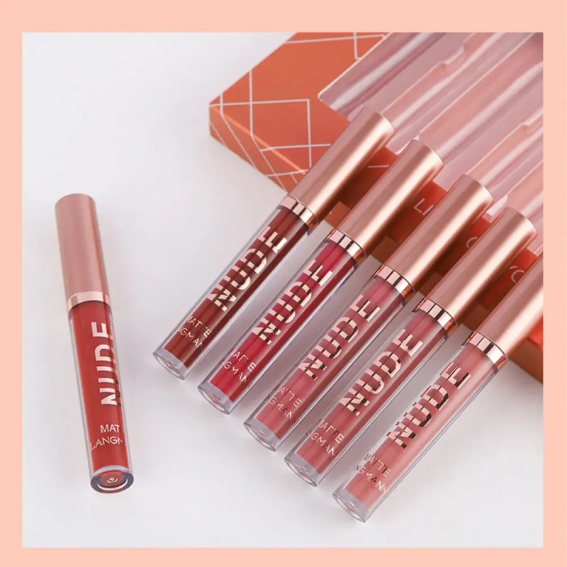 12 Matte Liquid Lipsticks Long-lasting Matte Lip Pencils