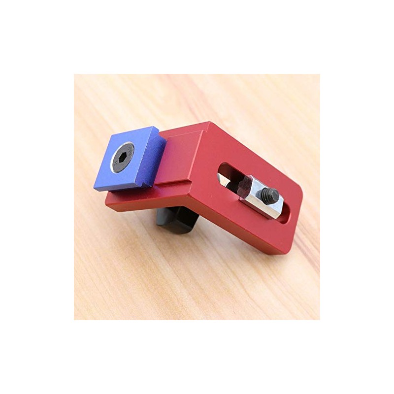 2pcs Miter Track Stop T-track Sliding Brackets For T-Slot T-Track