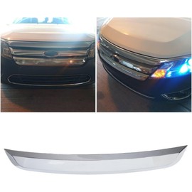 ECOTRIC Front Lower Grille Molding Trim Compatible with Fusion 2010-2012 Replacement For FO1216104C AE5Z8200B Chrome Grill