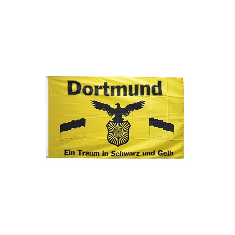 Flaggenfritze® Fan Flag Dortmund - Dream in Black and Yellow