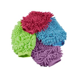 Premier Equine Microfibre Grooming Mitt 6058, Fuchsia, 'One Size'