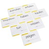 200 German Verb Conjugation Present Tense Flash Cards - Full