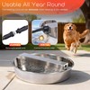 KHEARPSL Heated Automatic Dog Water Bowl Dispenser Outdoor for Large