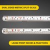 Perfect Measuring Tape Co. FR-72 Carpenter's Folding Rule Lightweight Composite