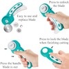 Headley Tools Rotary Cutter with 5 Replacement Blades, Fabric Cutter