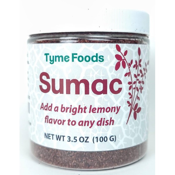 Sumac Spice - Organic and Extra Lemony Sumac Seasoning - 3.5 OZ Lebanese Grown