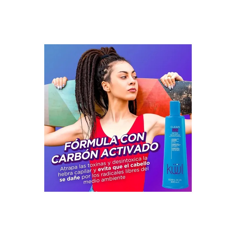 Küül Clean Me Shampoo Detox Con Carbón Activado 300 Ml