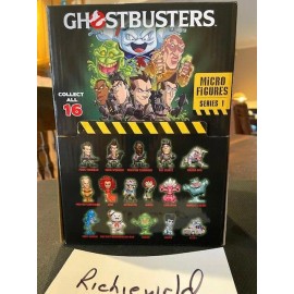 Mattel Toys FULL DISPLAY of 24  GHOSTBUSTERS CRYPTOZOIC MICRO FIGURES-VHTF !  ALL 24 PACKS !