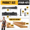 Louver Bracket Kit - Deck Sunblind System Brackets,Louver Hardware Kit,Holds