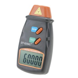 Tachometer, Digital Tachometer, with Auto Range 2.5RPM - 99,999RPM Tach, for Field of Motor for Wheels