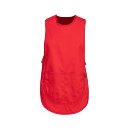 Portwest S843RERL/XL Tabard with Pocket, Regular, Size: L/XL, Red